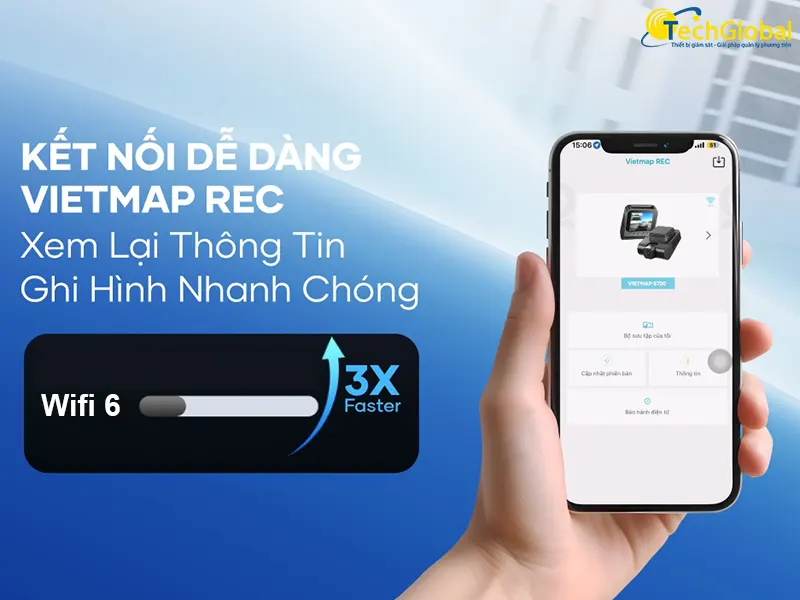 Vietmap S720 có tốc độ tải video nhanh chóng nhờ Wifi 6