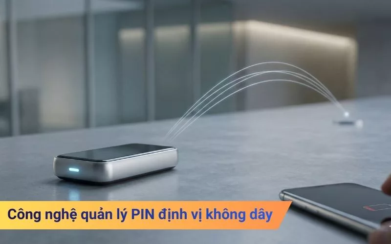 Công nghệ quản lý PIN định vị không dây