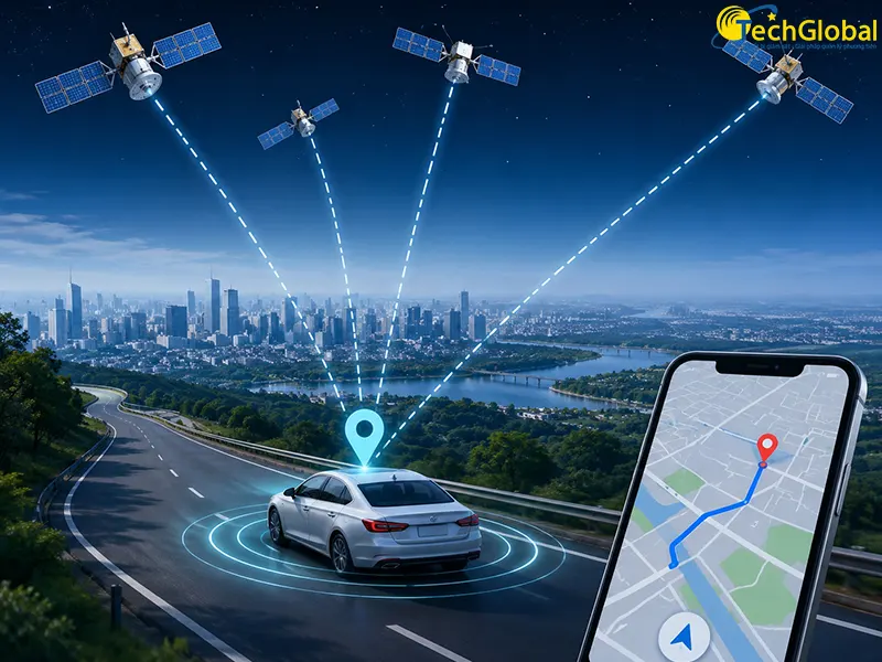 Tổng quan về công nghệ GPS định vị trên ô tô
