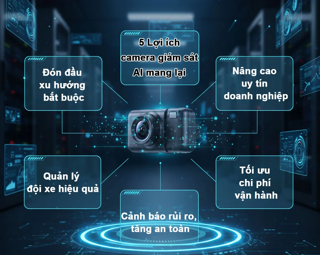 Vì sao nên lắp camera giám sát hành trình tích hợp AI