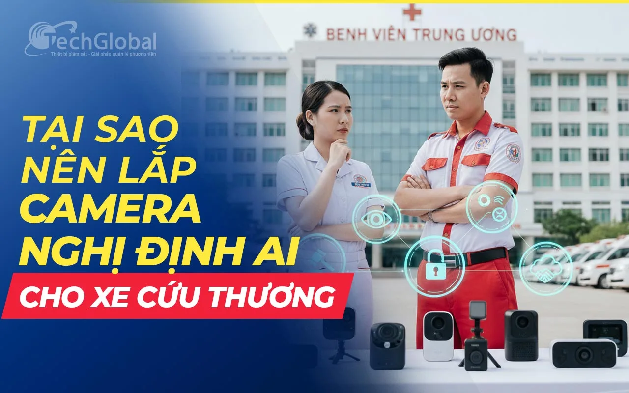 Lợi ích khi lắp camera nghị định AI cho xe cứu thương
