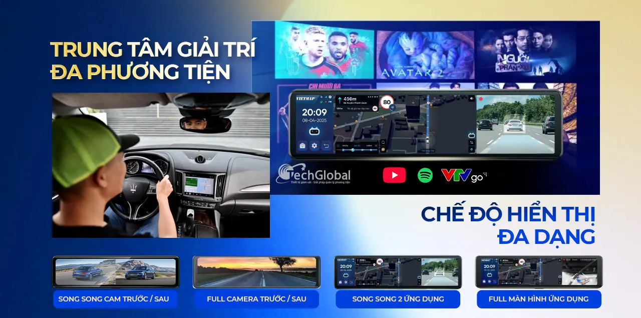 Trải nghiệm kho giải trí vô tận, không giới hạn với Vietmap V740