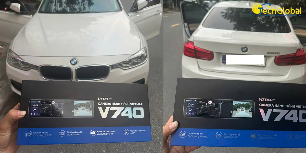TechGlobal lắp Vietmap V740 cho xe BMW
