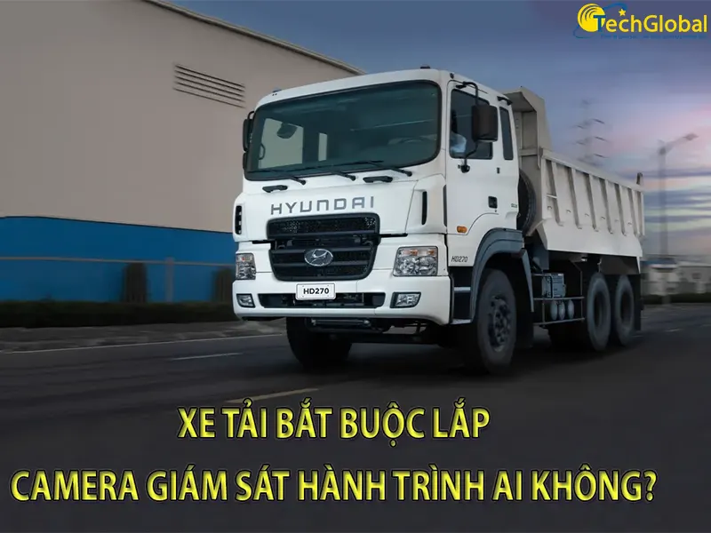 Lắp camera giám sát hành trình AI cho xe tải