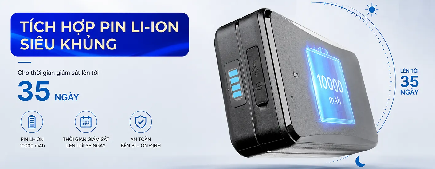 Banner Thiết Bị Định Vị Không Dây Chạy PIN