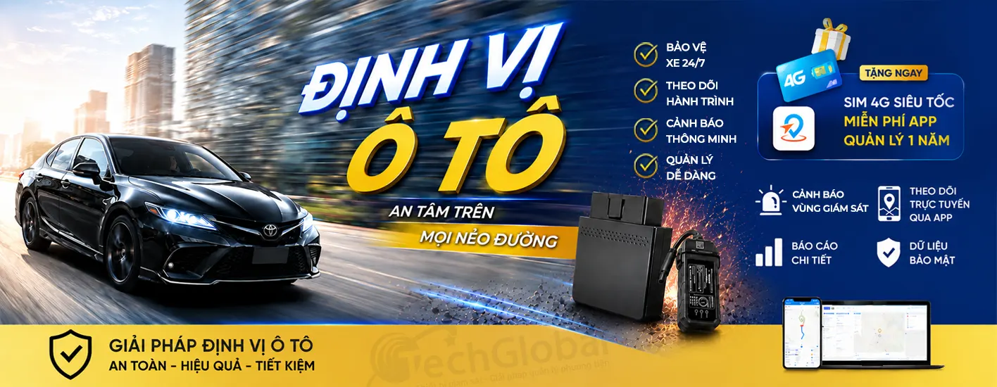 Banner Thiết bị định vị ô tô