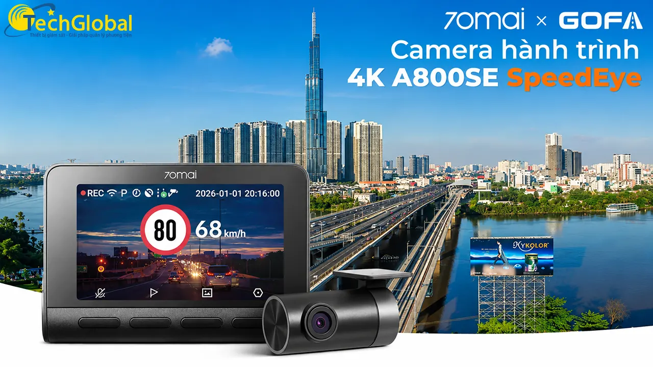Camera hành trình 70mai 4K A800SE SpeedEye