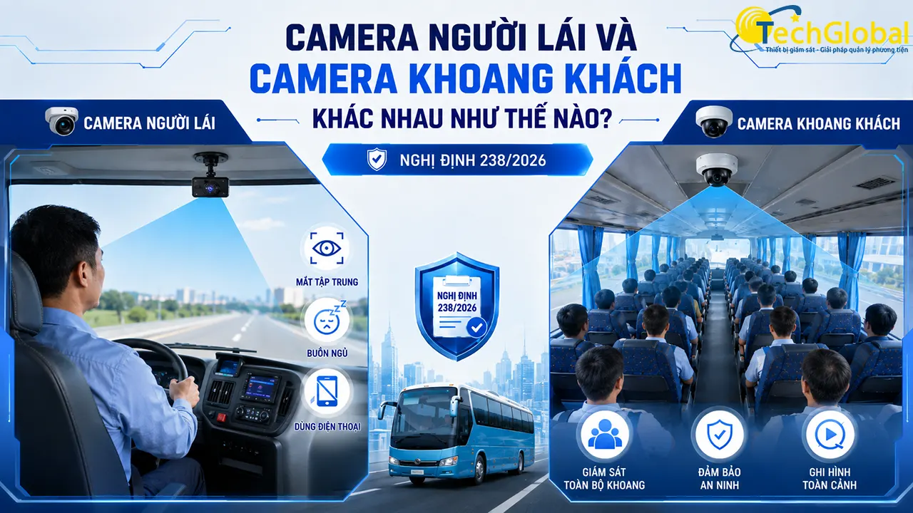 So sánh camera người lái và camera khoang khách