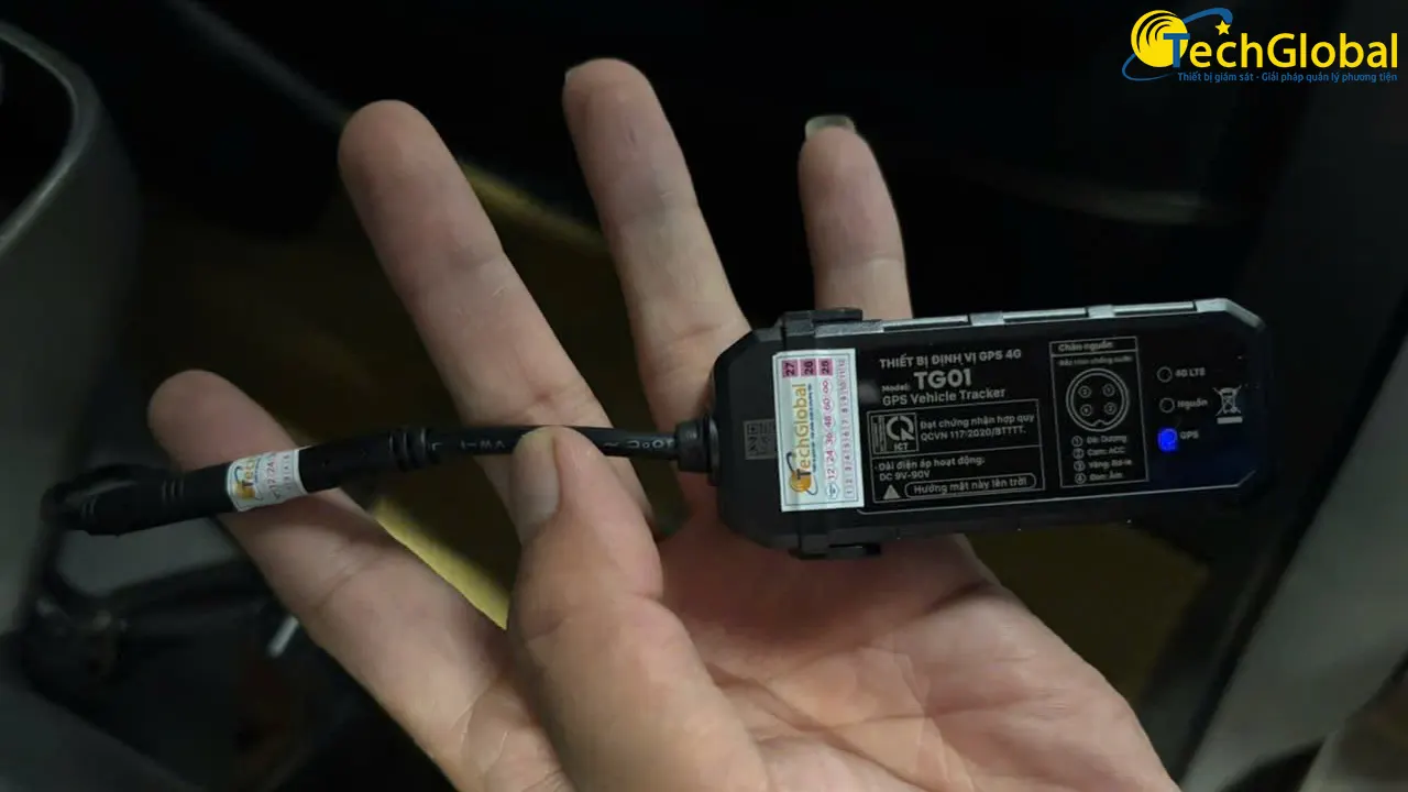Quy trình lắp đặt định vị TG01 chuẩn hóa 4 bước tại TechGlobal