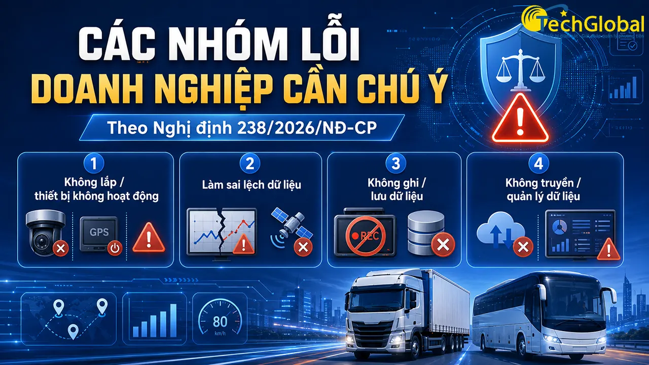 Các nhóm lỗi doanh nghiệp cần chú ý theo Nghị định 238/2026/NĐ-CP