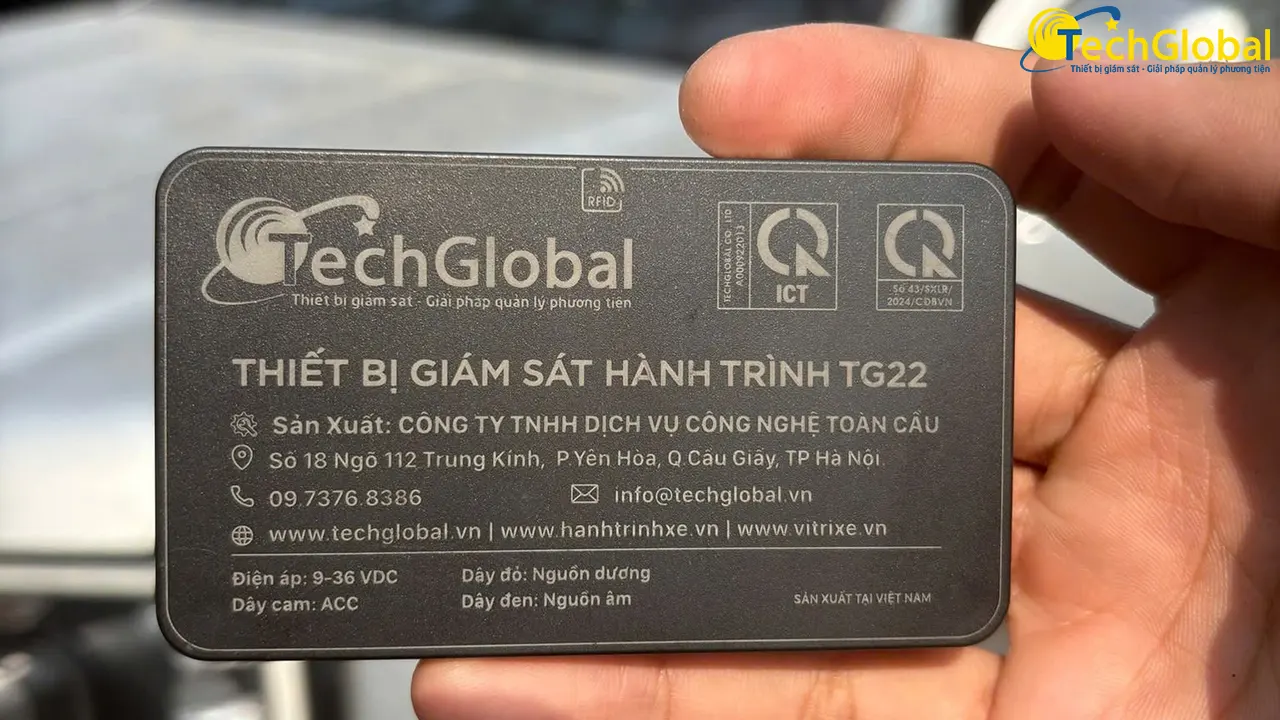 Thiết bị giám sát hành trình 4G TG22 hợp chuẩn