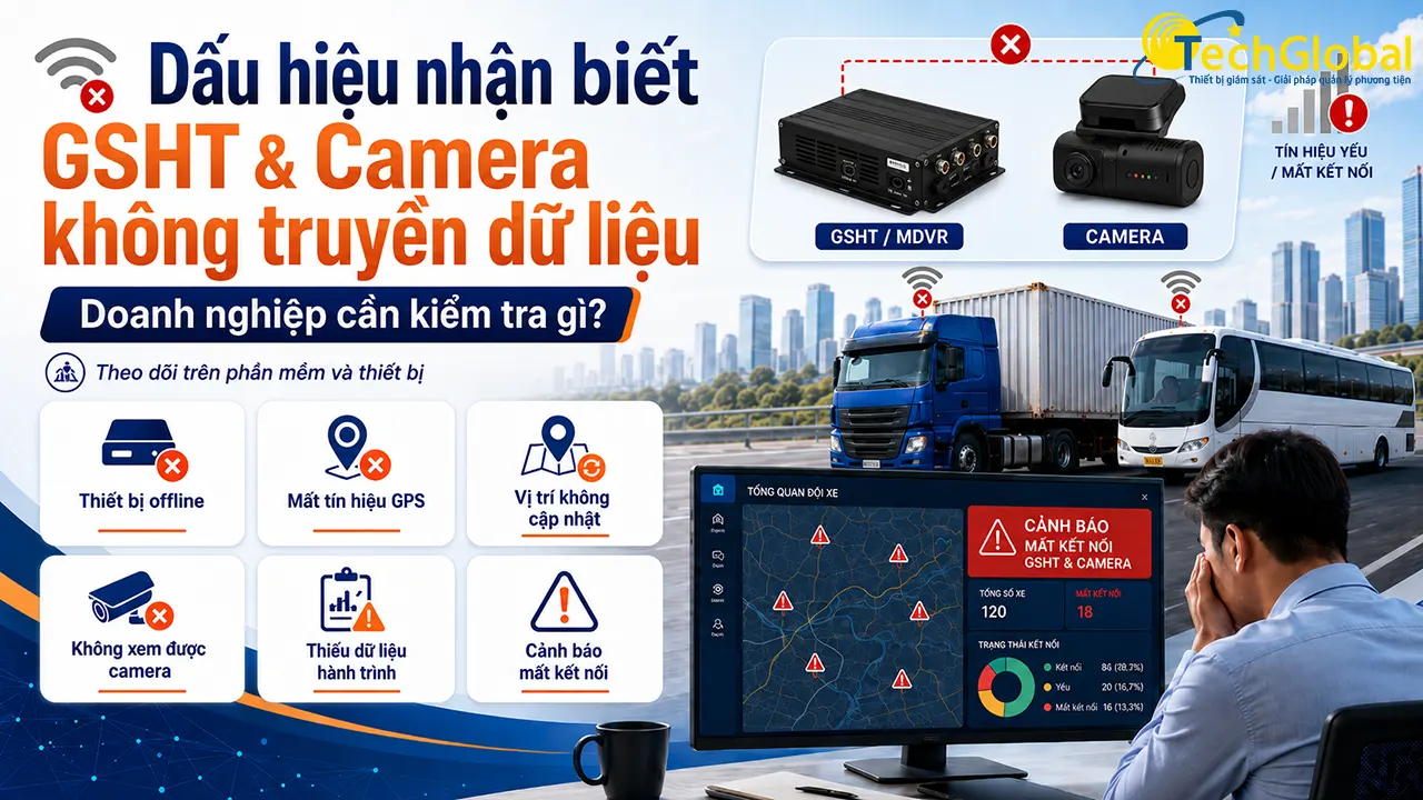 Rủi ro khi thiết bị GSHT & Camera không truyền dữ