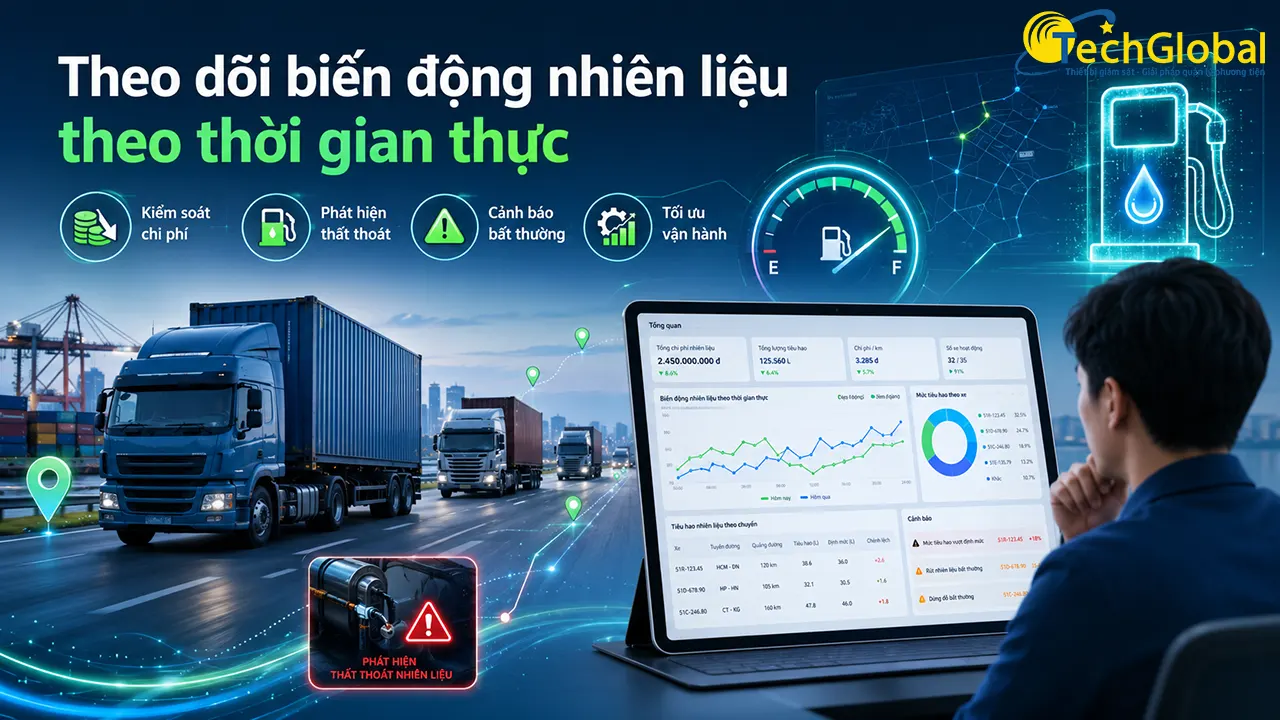 Theo dõi biến động nhiên liệu theo thời gian thực là gì