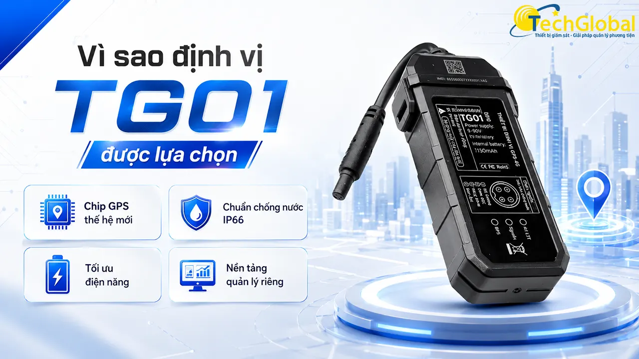Tại sao định vị xe máy chống nước IP66 TG01 được lựa chọn?