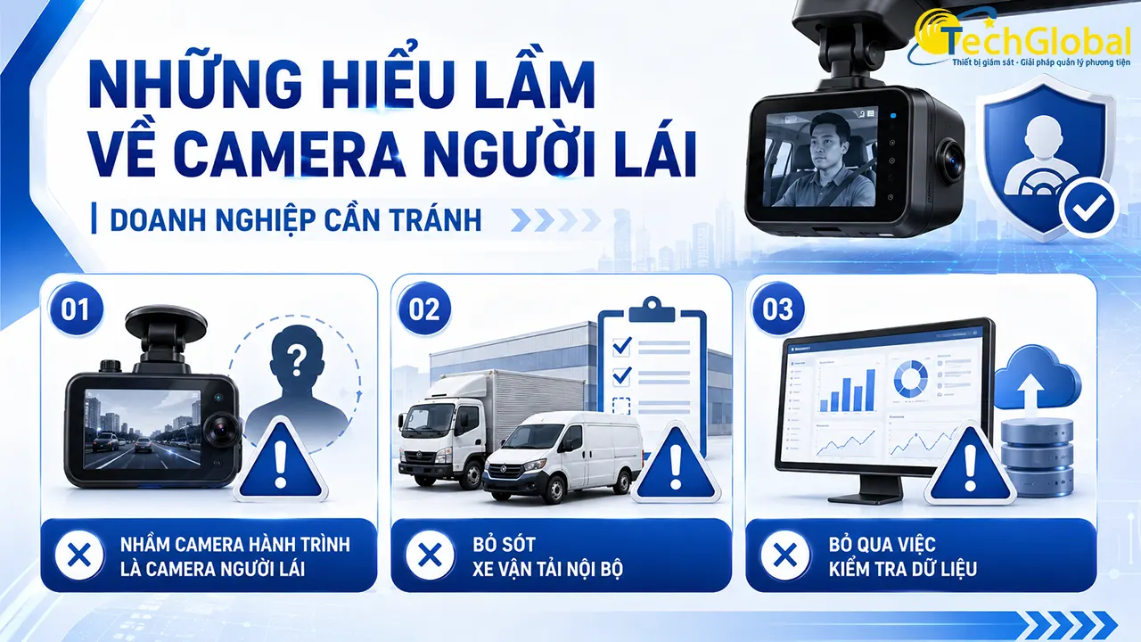 Những hiểu lầm về camera người lái mà doanh nghiệp cần tránh
