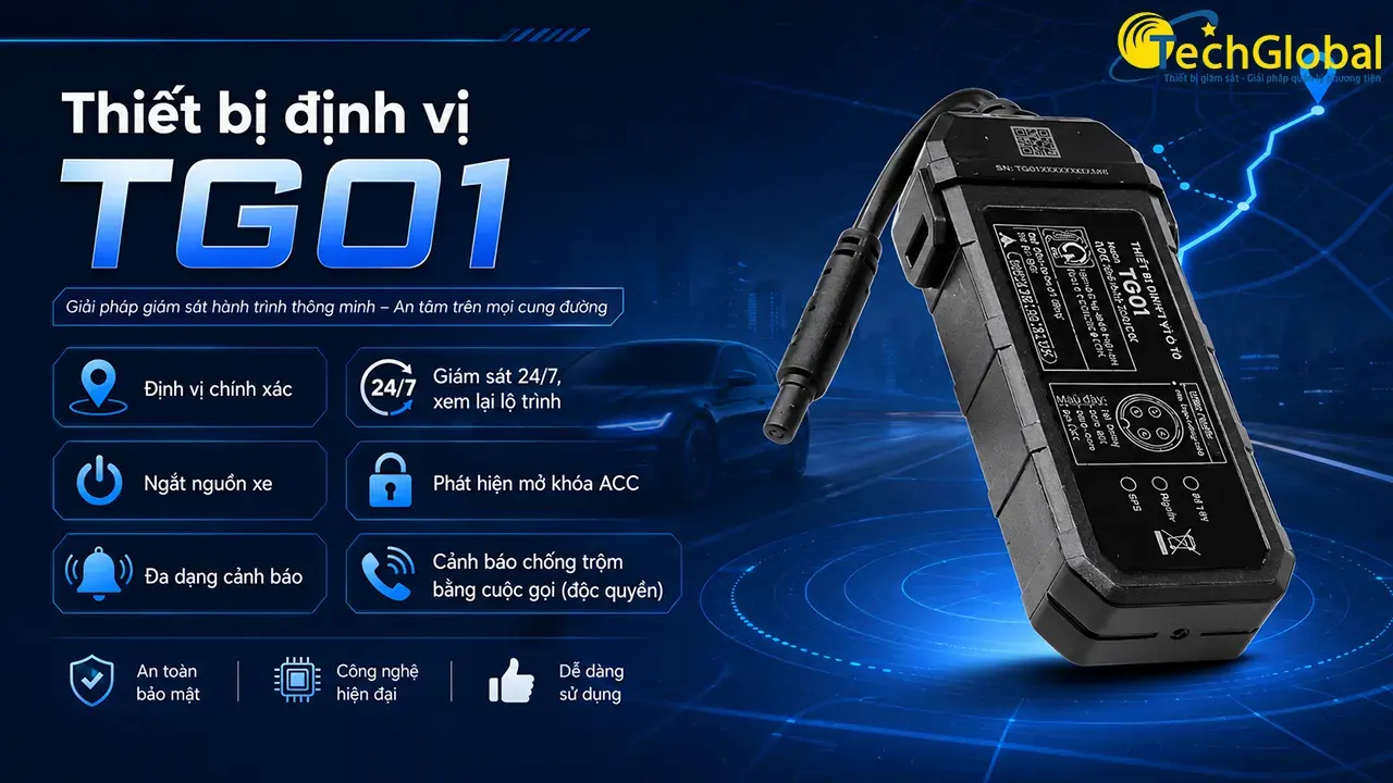 Các ưu điểm nổi bật trên định vị GPS xe máy TG01