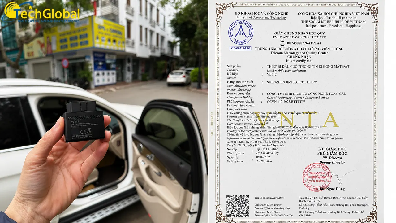 giấy tờ chứng nhận hợp quy định vị VL512