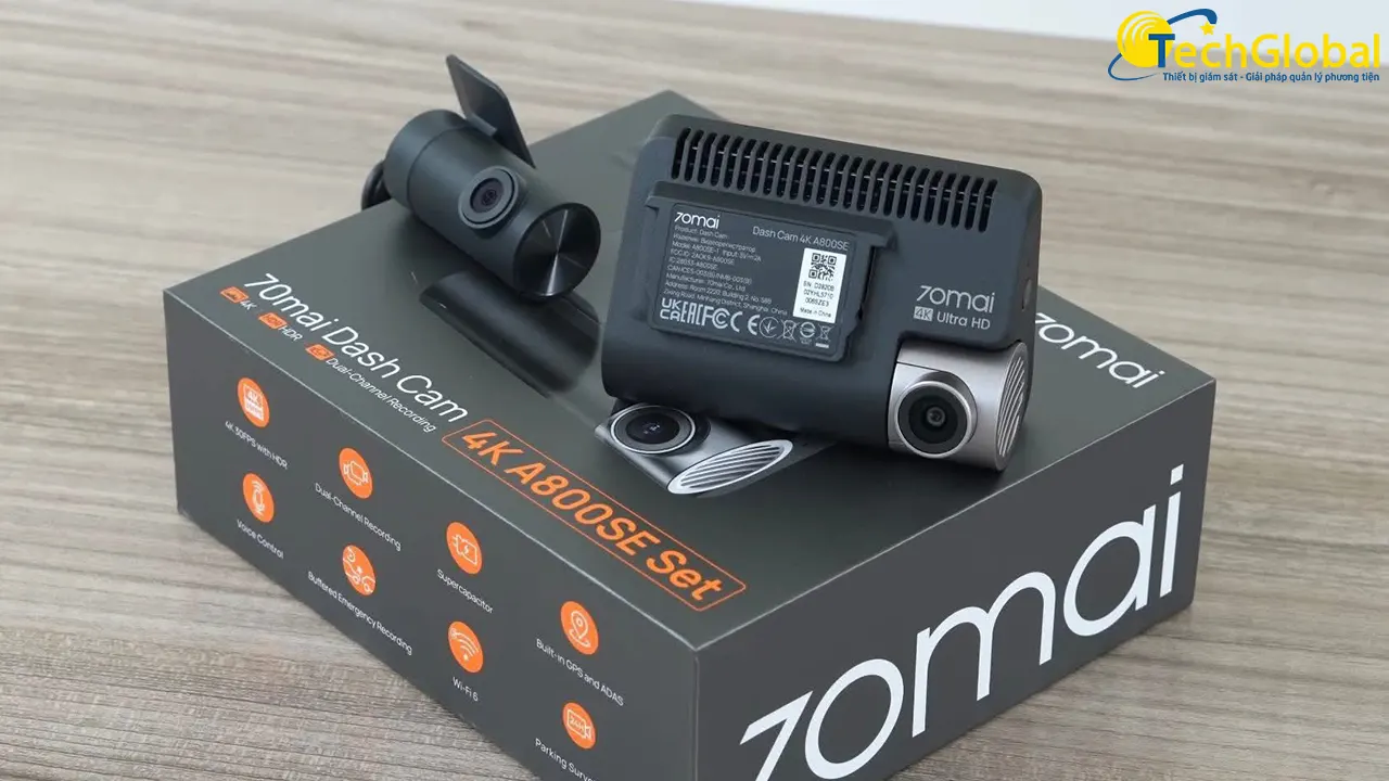 Camera hành trình 70mai 4K A800SE HDR