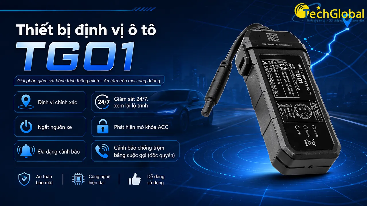 Đặc điểm nổi bật định vị ô tô TG01