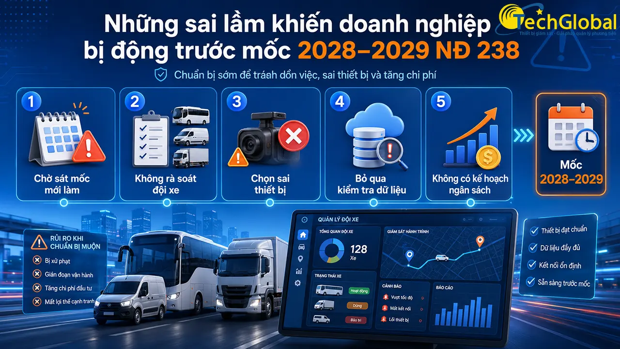 Những sai lầm khiến doanh nghiệp vận tải bị động trước mốc 2028 - 2029 theo Nghị Định 238/2026/NĐ/CP