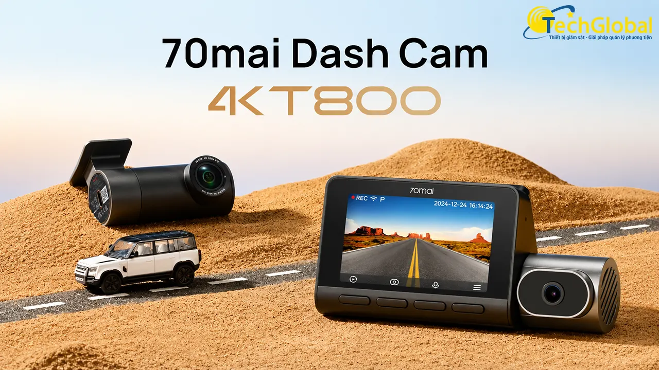 Camera hành trình 70mai 4K T800 3 mắt