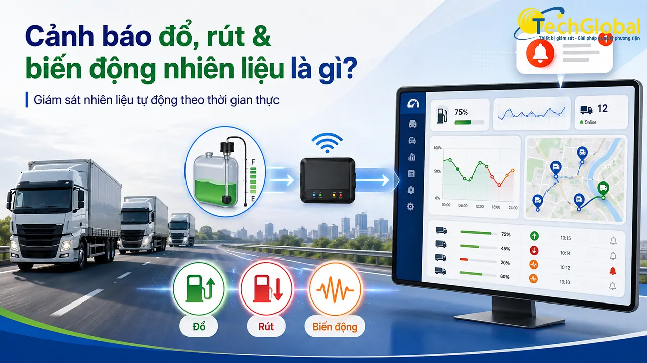 Cảnh báo đổ, rút và biến động nhiên liệu là gì?