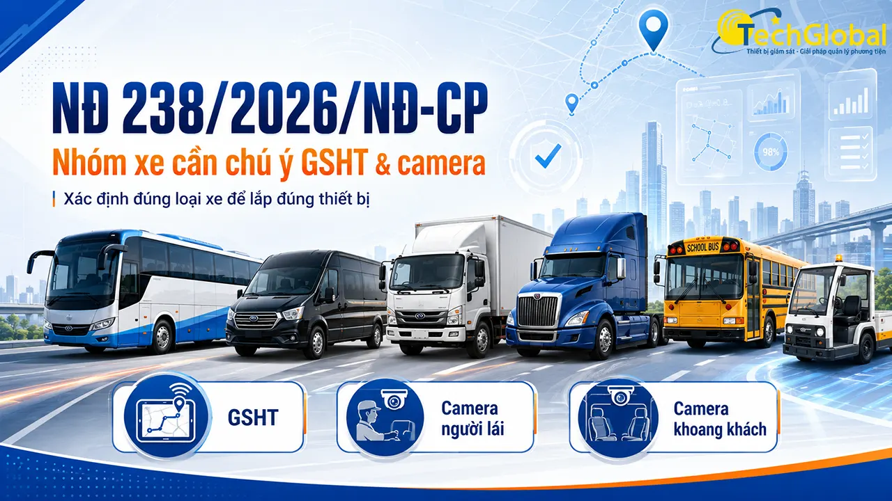 NĐ 238/2026/NĐ-CP quy định những nhóm xe nào cần chú ý thiết bị giám sát hành và camera?