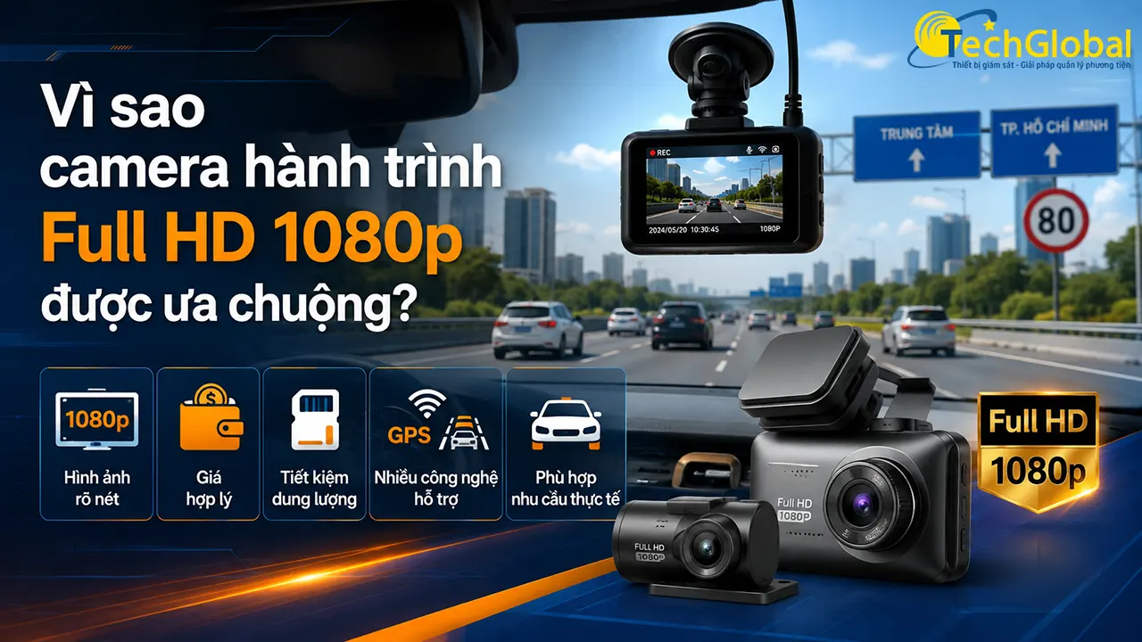 Lý do camera hành trình Full HD 1080p được ưa chuộng