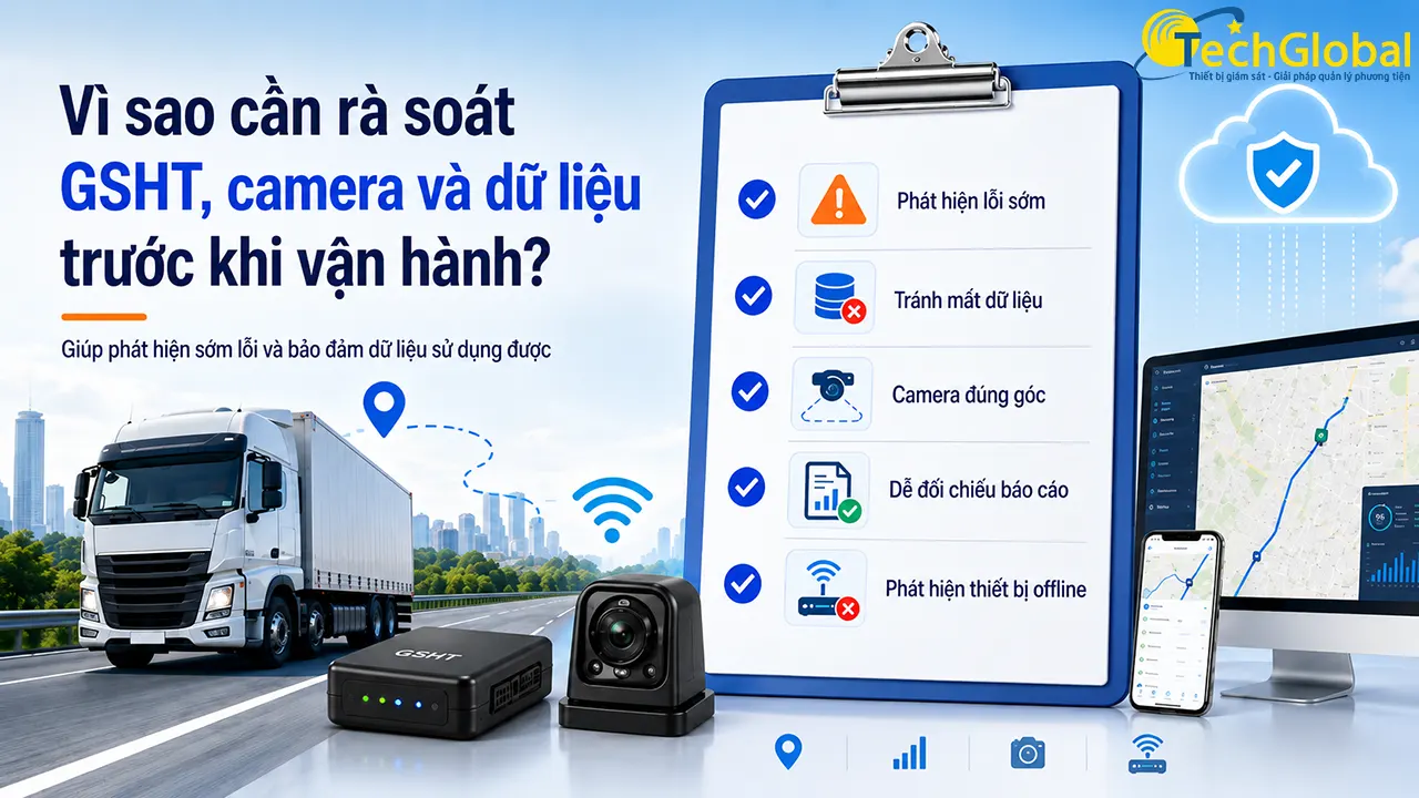 Vì sao cần rà soát GSHT, camera và dữ liệu trước khi vận hành