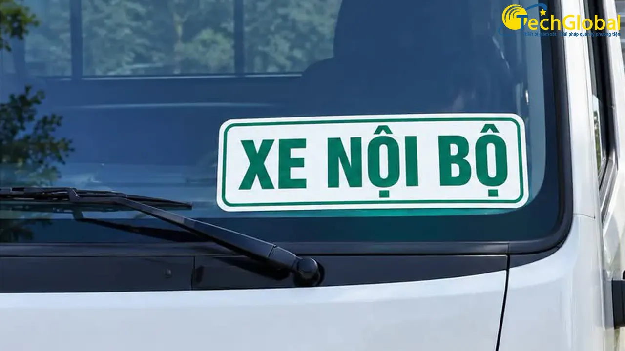 Dấu hiệu nhận biết xe nội bộ