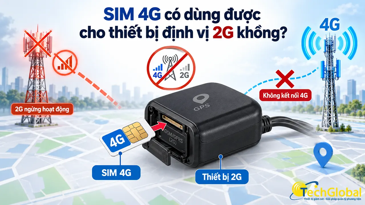 SIM 4G có dùng được cho thiết bị định vị 2G không