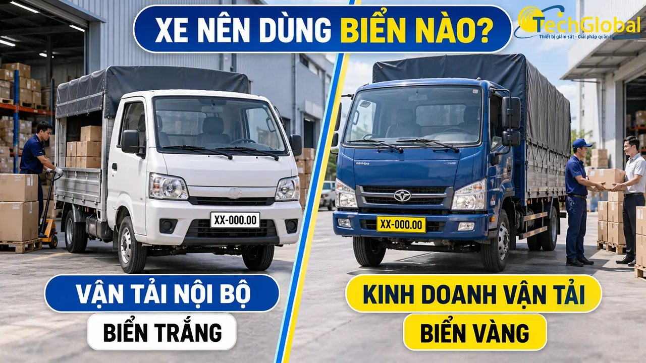 Cách xác định xe nên dùng biển trắng hay biển vàng