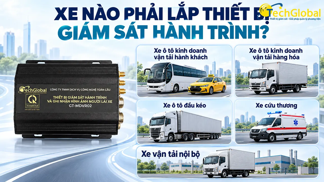 Quy định lắp thiết bị giám sát hành trình