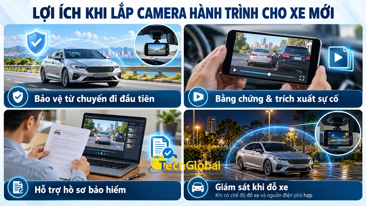 Có nên lắp camera hành trình cho xe mới không