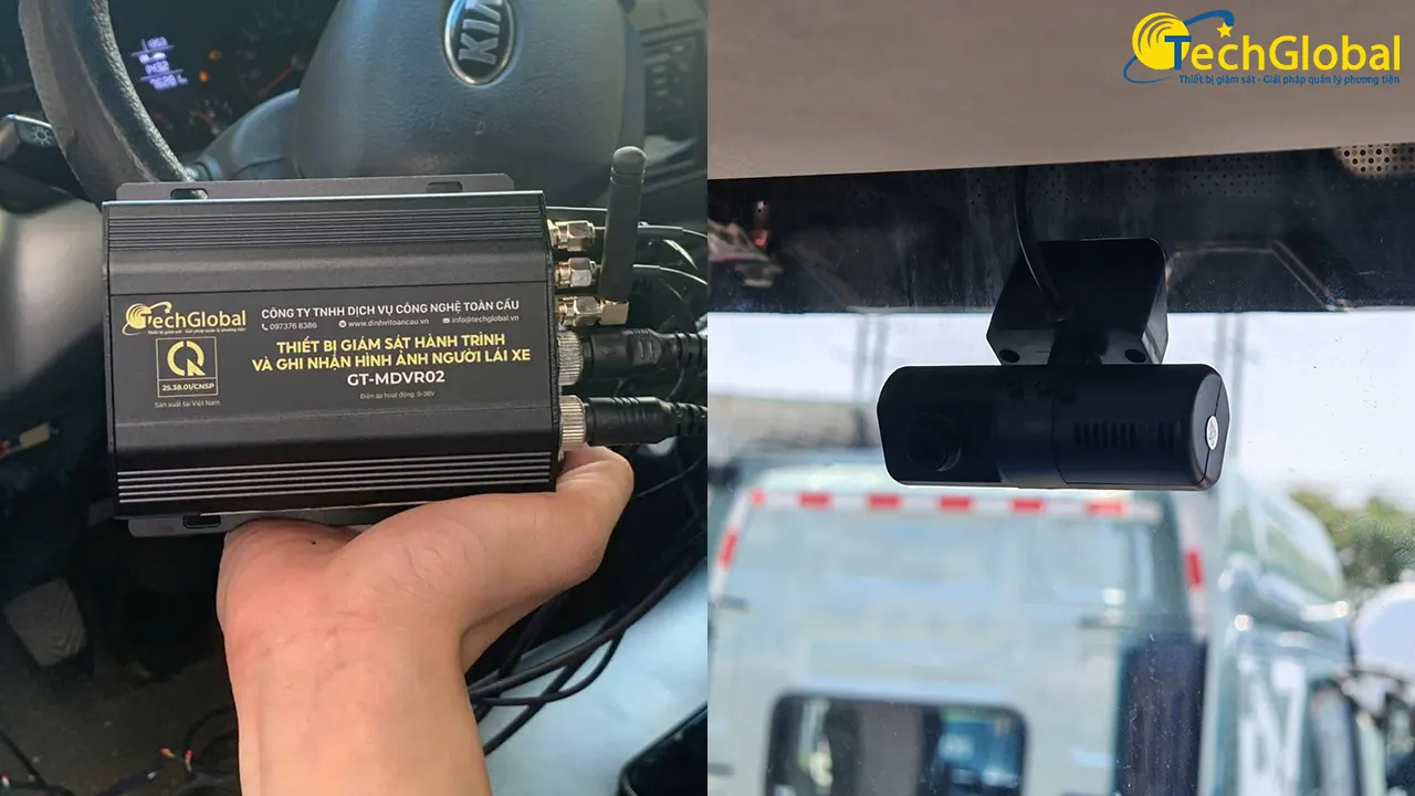 Thiết bị giám sát hành trình và camera cho xe mới chạy Grab, Be, Xanh SM, taxi