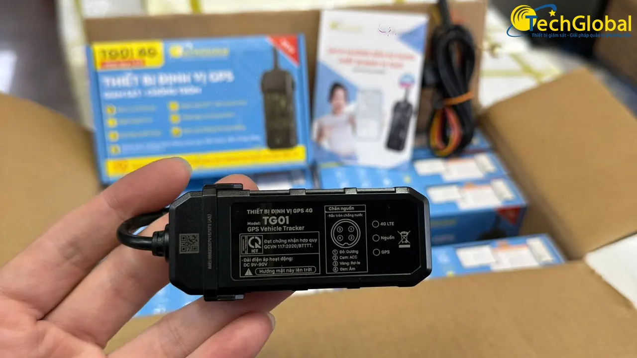 Thiết bị định vị GPS cho xe máy TG01 New 4G