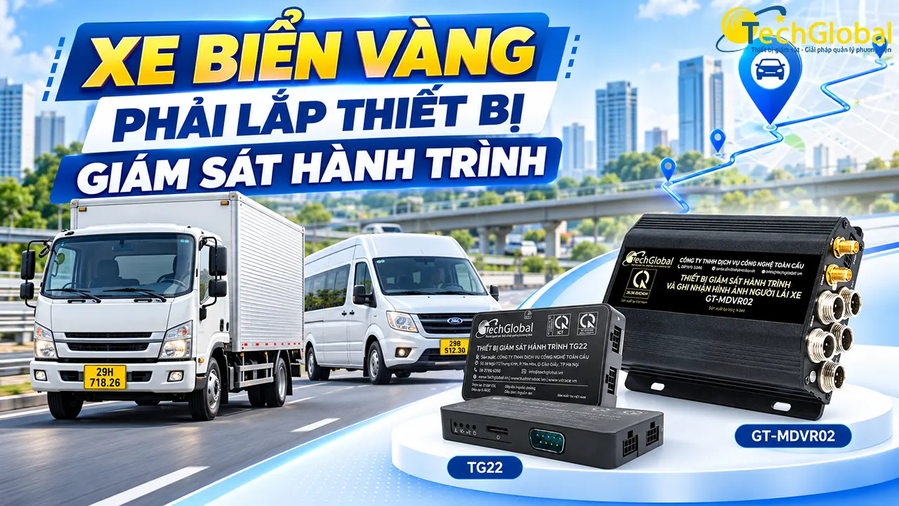 Xe biển vàng phải lắp thiết bị giám sát hành trình