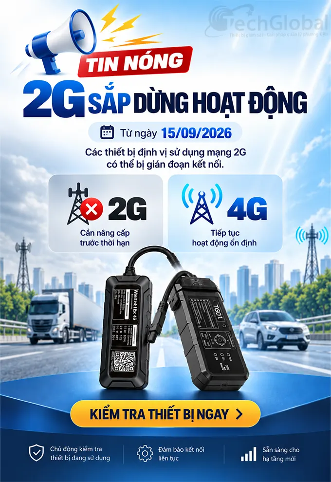 Kiểm tra thiết bị định vị 2G/4G