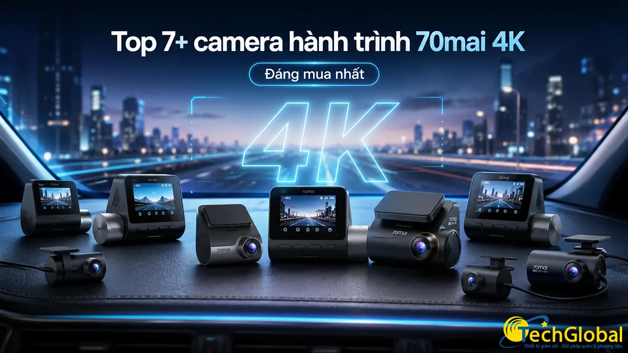 Top 7+ camera hành trình 70mai 4K đáng mua hiện nay