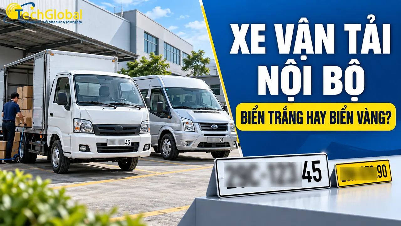 Xe vận tải nội bộ dùng biển trắng hay biển vàng? Giải đáp nhanh