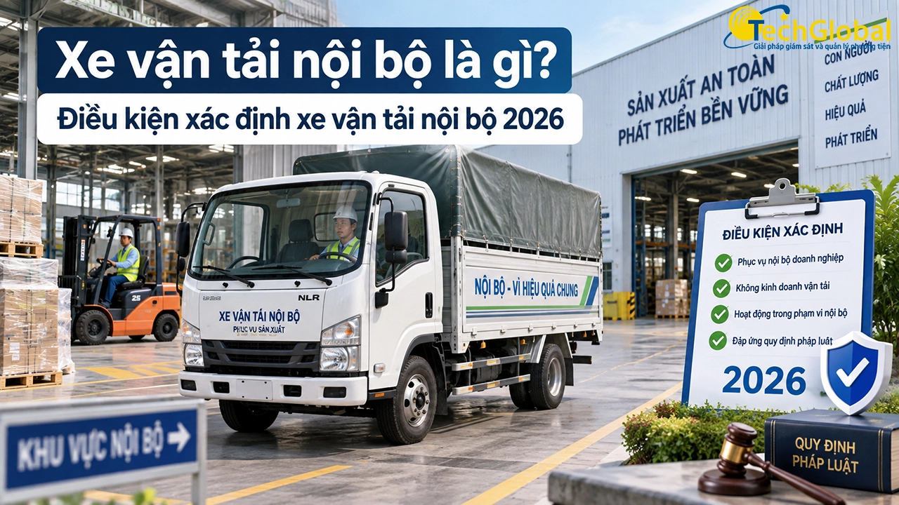 Xe vận tải nội bộ là gì? Điều kiện xác định xe vận tải nội bộ 2026