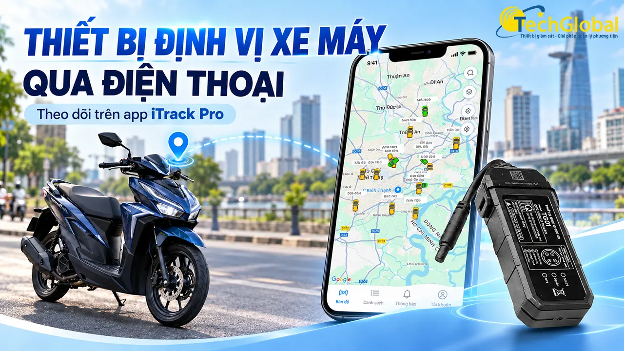 Thiết bị định vị xe máy qua điện thoại: Cách chọn và chi phí
