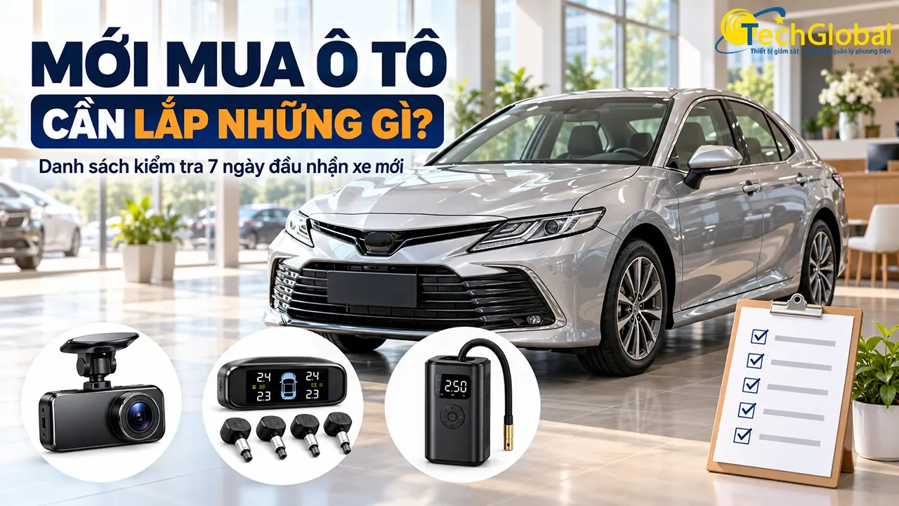 Mới mua ô tô cần lắp những gì? Danh sách kiểm tra 7 ngày đầu nhận xe mới