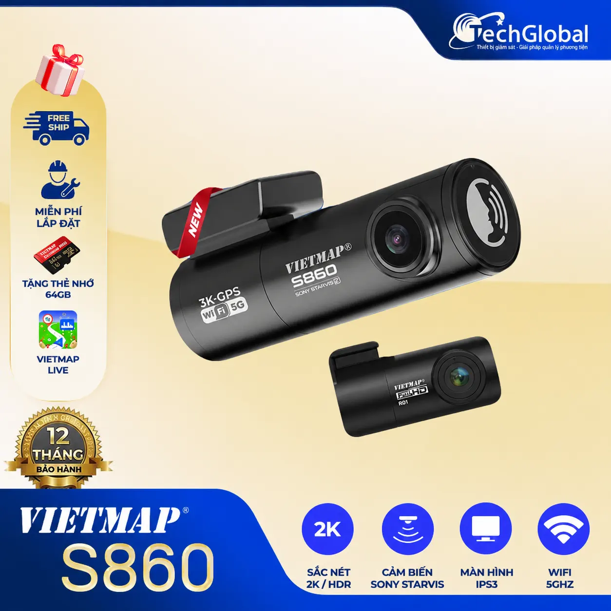 Camera Hành Trình Vietmap S860