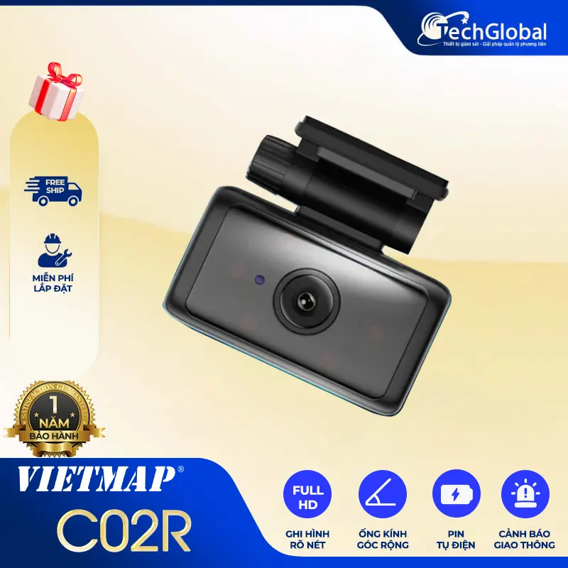 Camera Vietmap C02R - Giám sát khoang lái Taxi, Grab, Xe dịch vụ