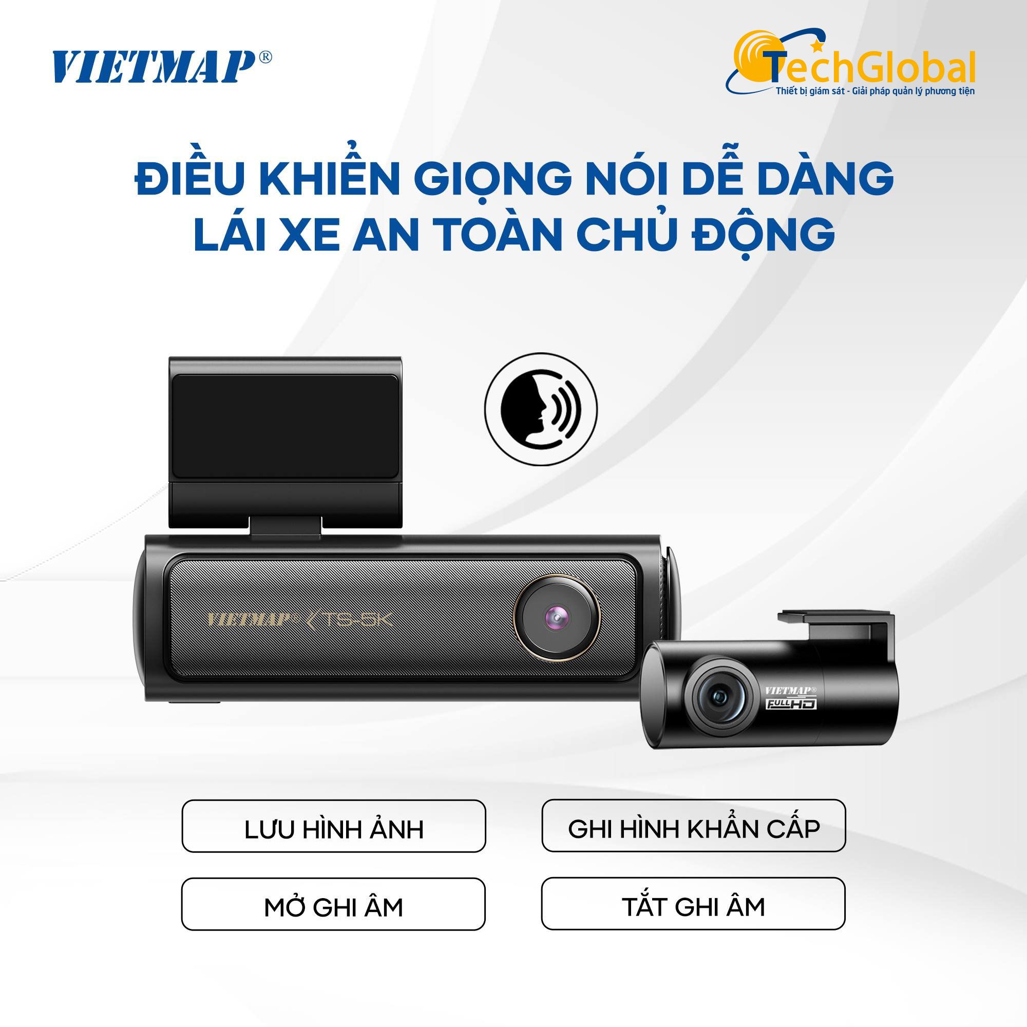 Camera Hành Trình Vietmap TS-5K Cảnh Báo Giao Thông-320