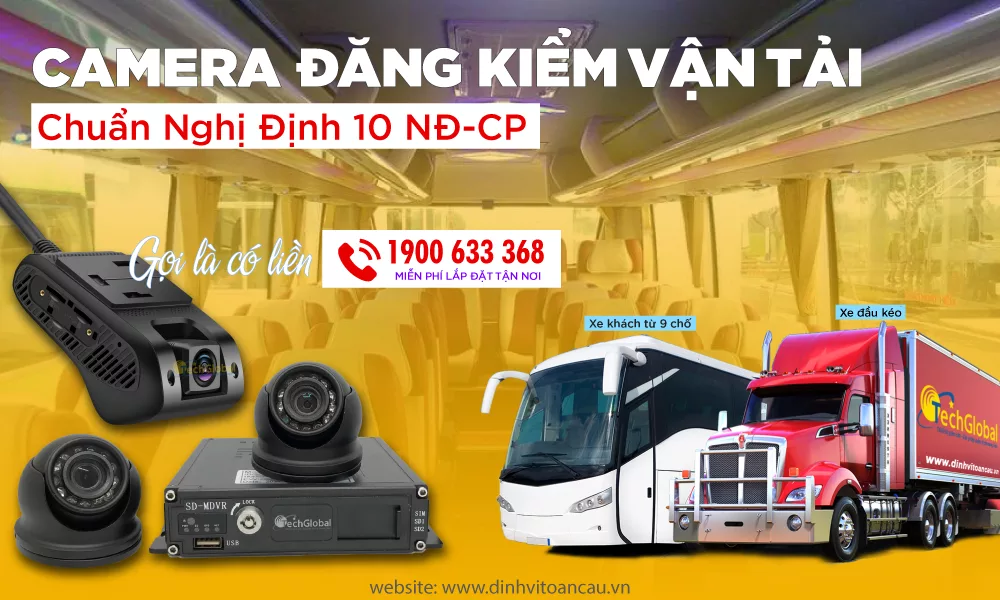 Camera Nghị Định 10 Phục Vụ Đăng Kiểm - Xin Cấp Phù Hiệu Vận Tải Xe Kinh Doanh - ảnh 4