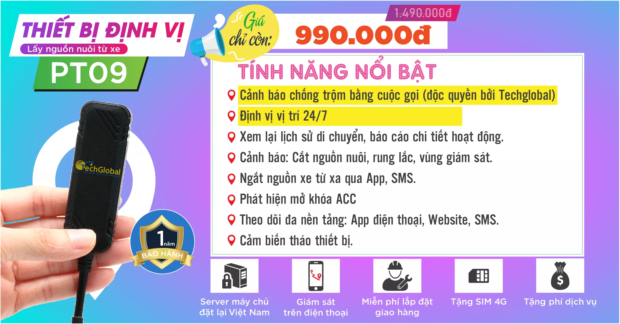 Bộ định vị gps cho xe máy nhỏ gọn dấu kín - Đạt hợp quy GSM - ảnh 4