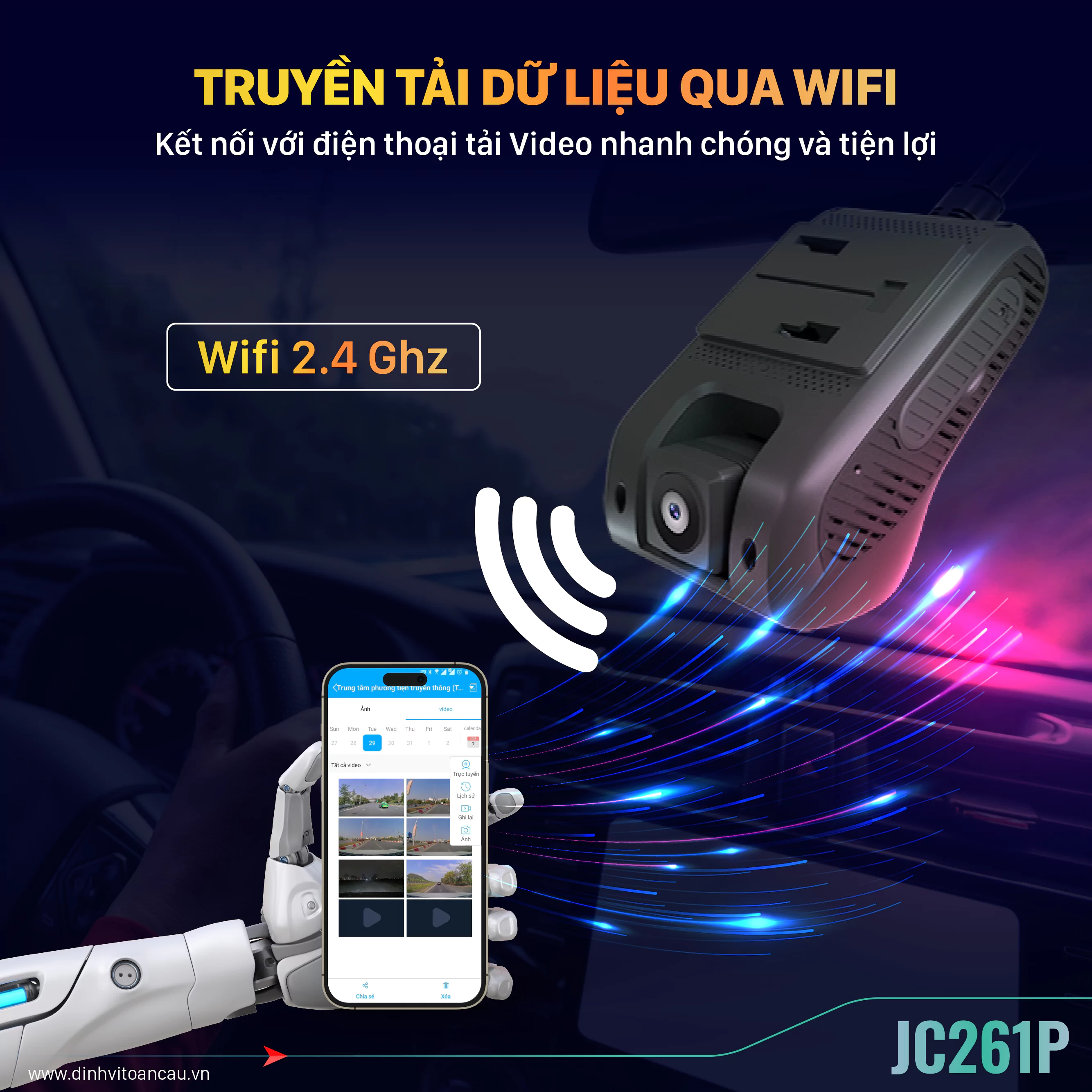 Camera Trực Tuyến 2 Kênh JC261p-378 Camera Trực Tuyến 2 Kênh JC261p-378