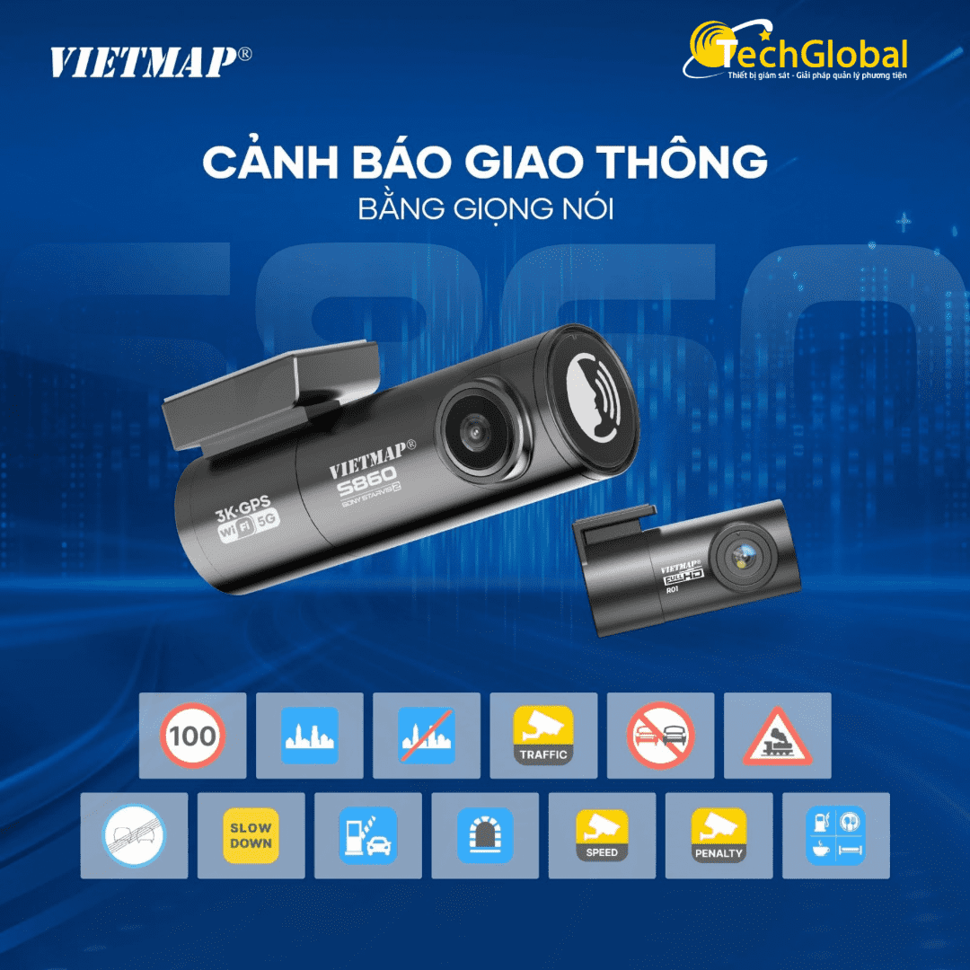 Camera Hành Trình Vietmap S860-367 Camera Hành Trình Vietmap S860-367